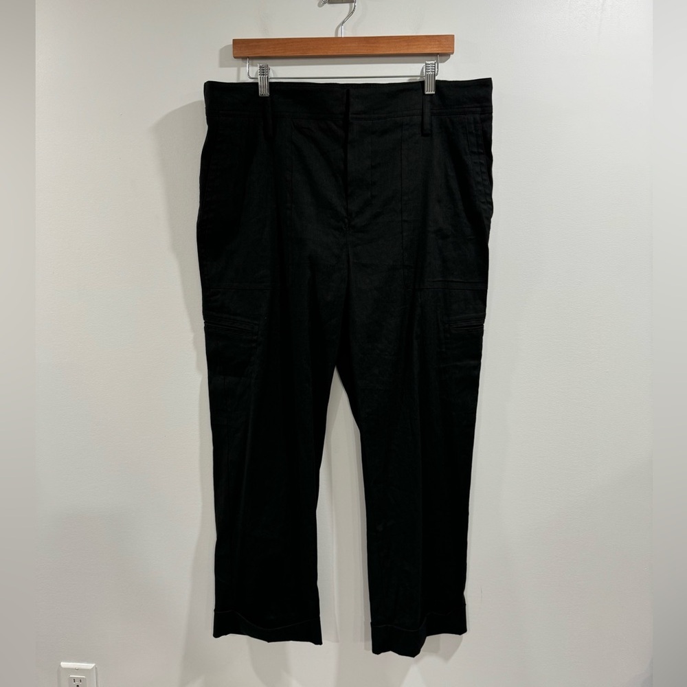 Vince Women Linen Blend Pants‎ Size XL